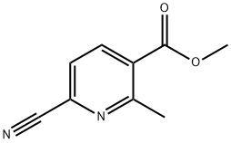 6-Cyano-2-methyl-nicotinic acid methyl ester Structure