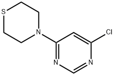 4-(6-氯嘧啶-4-基)硫代吗啉,1112278-31-5,结构式