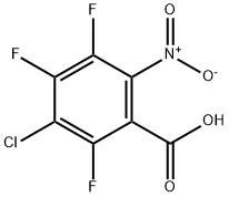 3-氯-2,4,5-三氟-6-硝基苯甲酸, 111230-48-9, 结构式