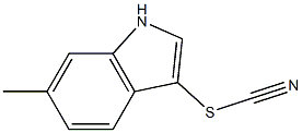 Thiocyanic acid, 6-methyl-1H-indol-3-yl ester,1112908-20-9,结构式
