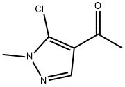 1-(5-氯-1-甲基-1H-吡唑-4-基)乙酮 结构式