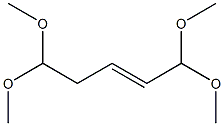 2-Pentene, 1,1,5,5-tetramethoxy- Structure