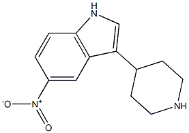 5-nitro-3-piperidin-4-yl-1H-indole Structure