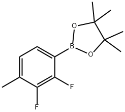 2,3-Difluoro-4-methylphenylboronic acid pinacol ester Structure