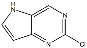 2-chloro-5H-pyrrolo[3,2-d]pyrimidine Struktur