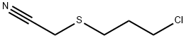 (3-Chloro-propylsulfanyl)-acetonitrile 化学構造式