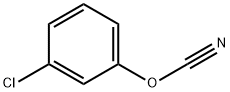 Cyanic acid, 3-chlorophenyl ester Structure