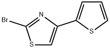 2-溴-4-(2-噻吩基)噻唑, 1125409-90-6, 结构式