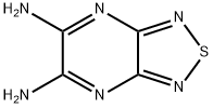 [1,2,5]チアジアゾロ[3,4-b]ピラジン-5,6-ジアミン 化学構造式