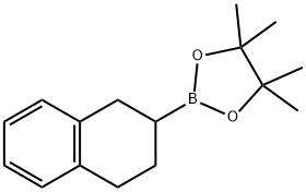 4,4,5,5-四甲基-2-(1,2,3,4-四氢萘-2-基)-1,3,2-二噁硼戊环 结构式