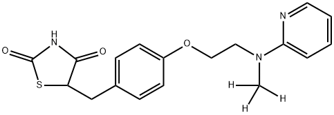 罗格列酮-D3,1132641-22-5,结构式
