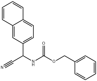 benzyl N-[cyano(naphthalen-2-yl)methyl]carbamate Struktur