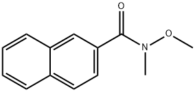 N-methoxy-N-methylnaphthalene-2-carboxamide Structure