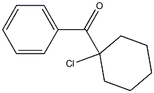 Methanone,(1-chlorocyclohexyl)phenyl- Struktur