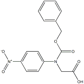 N-Cbz-R-4-Nitro-Phenylglycine 化学構造式
