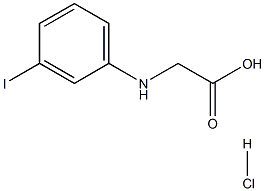 RS-3-碘苯甘氨酸盐酸盐, 1137473-24-5, 结构式