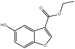 5-羟基苯并呋喃-3-羧酸乙酯, 114195-14-1, 结构式