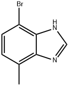 7-溴-4-甲基-1H-苯并[D]咪唑 结构式