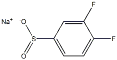sodium:3,4-difluorobenzenesulfinate 结构式