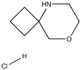 8-oxa-5-azaspiro[3.5]nonane hydrochloride Structure