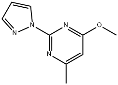 4-Methoxy-6-methyl-2-(1H-pyrazol-1-yl)pyrimidine Structure