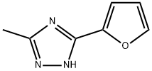 5-Furan-2-yl-3-methyl-1H-[1,2,4]triazole Struktur