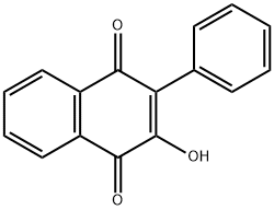 4-hydroxy-3-phenyl-naphthalene-1,2-dione Struktur