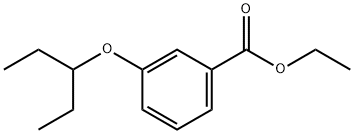 ethyl 3-(pentan-3-yloxy)benzoate Struktur