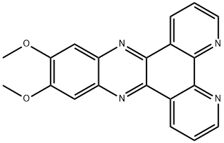 11,12-ジメトキシジピリド[3,2-a:2′,3′-c]フェナジン 化学構造式