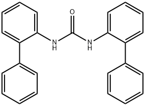 1,3-bis(2-phenylphenyl)urea Struktur