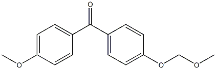 Methanone, [4-(methoxymethoxy)phenyl](4-methoxyphenyl)- Structure