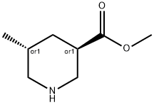 (3R,5R)-METHYL 5-METHYLPIPERIDINE-3-CARBOXYLATE Structure