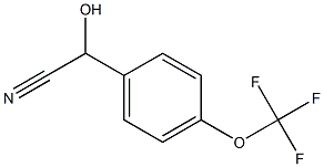 Hydroxy-(4-trifluoromethoxy-phenyl)-acetonitrile Struktur
