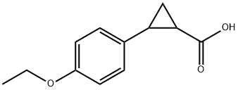 2-(4-乙氧基苯基)环丙烷-1-羧酸, 1157642-68-6, 结构式