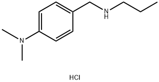N,N-dimethyl-4-[(propylamino)methyl]aniline hydrochloride Struktur