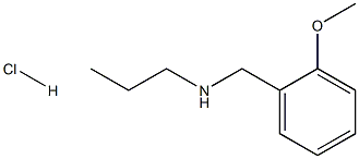[(2-methoxyphenyl)methyl](propyl)amine hydrochloride Struktur