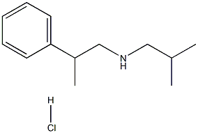 (2-methylpropyl)(2-phenylpropyl)amine hydrochloride Struktur