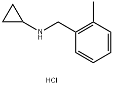N-(2-methylbenzyl)cyclopropanamine hydrochloride Structure