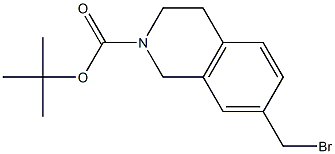 tert-butyl 7-(bromomethyl)-3,4-dihydroisoquinoline-2(1H)-carboxylate, 1158756-43-4, 结构式