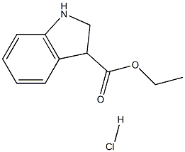 Ethyl indoline-3-carboxylate hydrochloride Structure