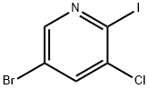 5-溴-3-氯-2-碘吡啶 结构式
