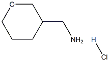 (Tetrahydro-2H-pyran-3-yl)methanamine hydrochloride 结构式