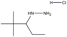 (2,2-二甲基戊烷-3-基)肼盐酸, 1159812-08-4, 结构式