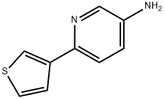 6-(thiophen-3-yl)pyridin-3-amine Struktur