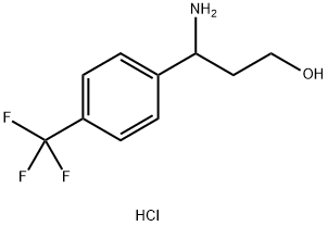 3-(4-TRIFLUOROMETHYLPHENYL)-DL-BETA-ALANINOL HCL Struktur