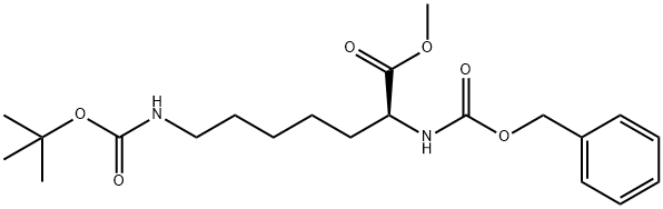 (S)-methyl 2-(((benzyloxy)carbonyl)amino)-7-((tert-
butoxycarbonyl)amino)heptanoate,1163130-13-9,结构式