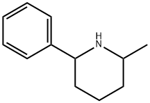 2-methyl-6-phenylpiperidine 化学構造式