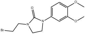1-(2-BROMOETHYL)-3-(3,4-DIMETHOXYPHENYL)IMIDAZOLIDIN-2-ONE,1170210-31-7,结构式