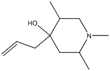 4-烯丙基-1,2,5-三甲基哌啶-4-醇, 117273-47-9, 结构式