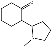 2-(1-methylpyrrolidin-2-yl)cyclohexanone Struktur
